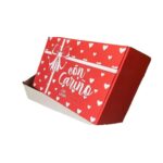 Caja Autoarmable Con Cariño Roja 30x20x10   und