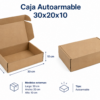 Caja Autoarmable 30x20x10 Pack de 50 und