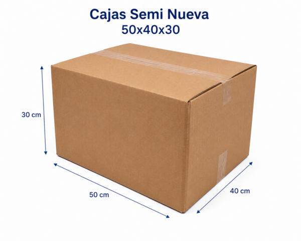 Caja Semi Nueva M 50x40x30